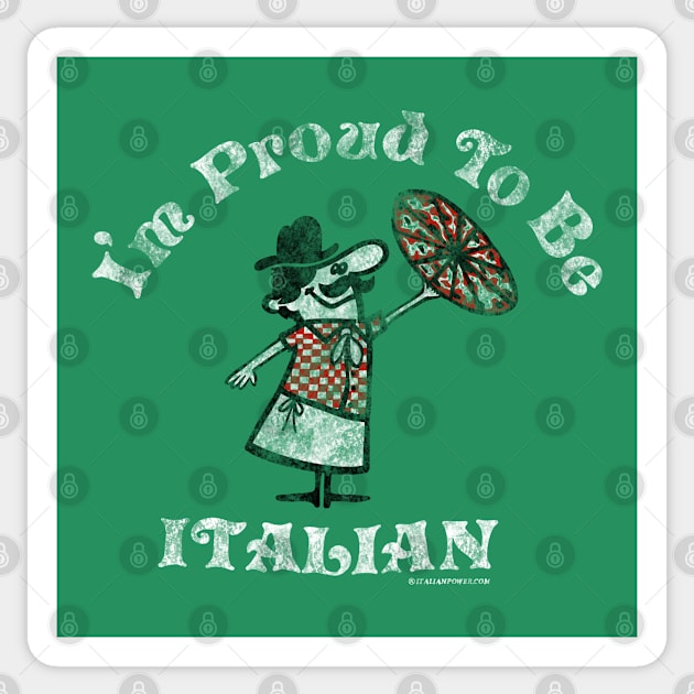 RETRO REVIVAL - Proud Pizzaiolo Sticker by ItalianPowerStore